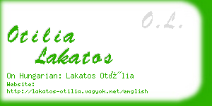otilia lakatos business card